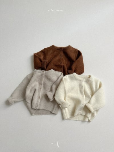 Atomeme29｜(70cm-110cm) 簡約毛絨針織開襟外套15