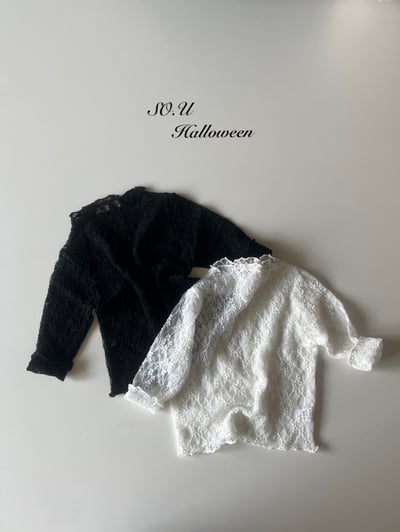 SO.U20｜(12m-M)  蕾絲木耳邊上衣1