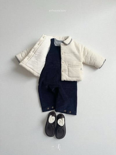 Atomeme35｜(70cm-110cm) 滾邊夾層棉厚外套5