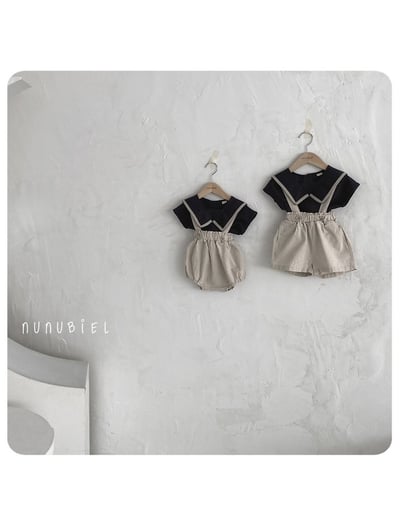 NUNU BIEL13｜(65-115cm) 水手翻領無袖上衣5