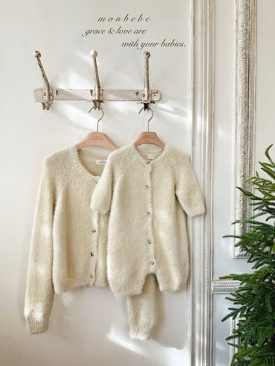MONBEBE48｜(3m-24m) 暖棉刷毛連身衣12