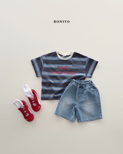 Bonito07｜(75cm-125cm) 2色漸變色線條上衣8