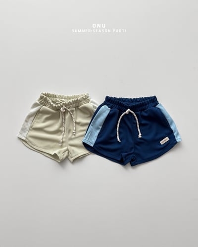 onu15｜(70cm-115cm) 網眼撞色短褲1