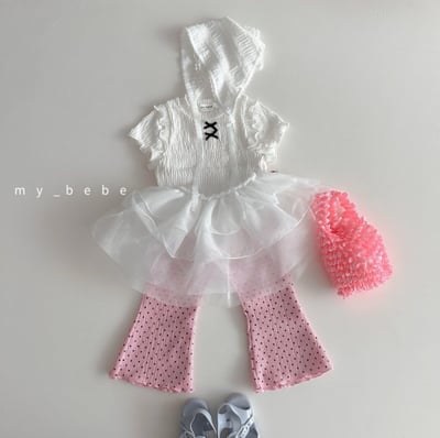 my_bebe26｜(80-120cm) 薄紗三層裙2