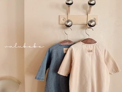 Valubebe50｜(65-80) 牛仔棉連身衣6
