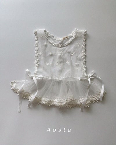 AOSTA62｜(Free) 2款蕾絲花刺繡背心2