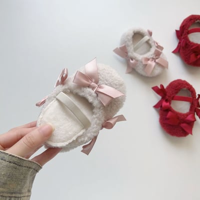 毛毛蝴蝶結學步鞋8