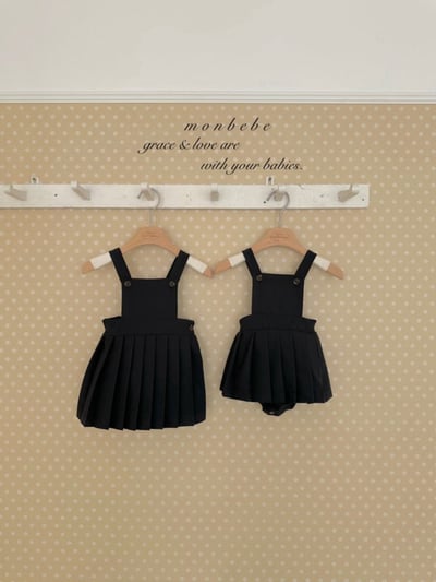 MONBEBE13｜(1y-6y) 吊帶百褶裙16