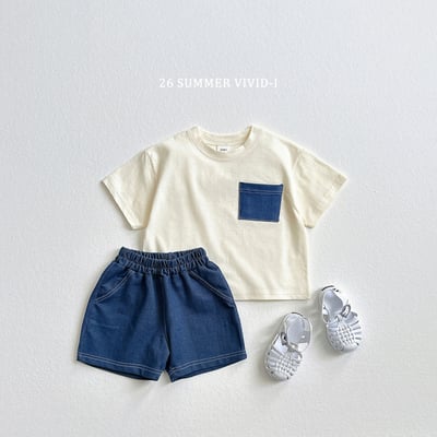 vivid110｜(78cm-125cm) 4款丹寧彈力牛仔短褲13