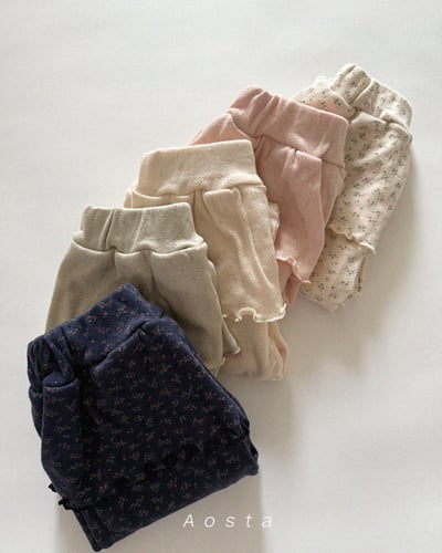 AOSTA29｜(6m-5y) 捲邊裙襬長褲23