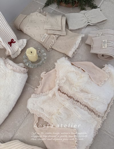 AOSTA35｜(6m-5y) 蕾絲刷毛背心6