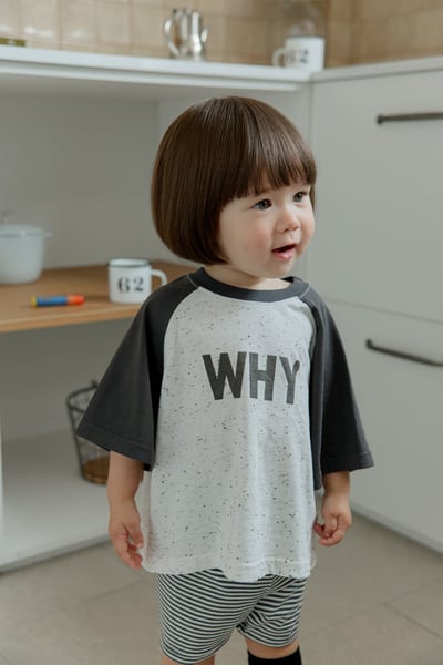 onu09｜(70cm-115cm) 英字印花七分袖上衣2