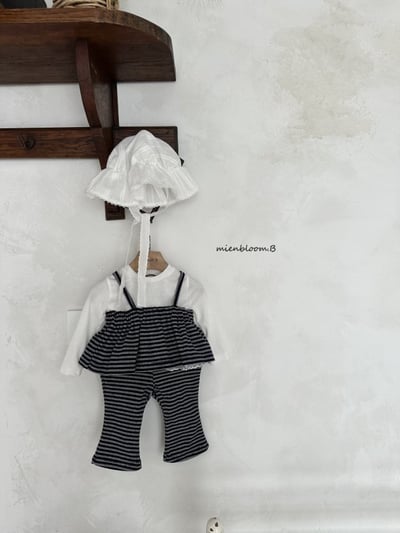 Bloom.b22｜(0m-18m) 蕾絲綁帶帽7