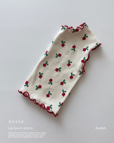 AOSTA47｜(6m-5y) 4款羅紋木耳邊無袖上衣9