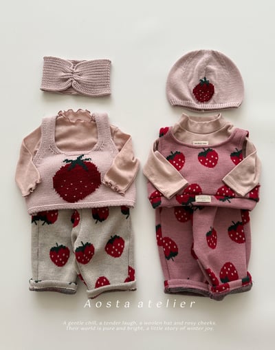 AOSTA16｜(1y-5y) 冬季針織印花短板背心22