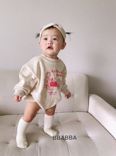 BBABBA06｜(60cm-83cm-mom) 2色韓系印花包屁衣/休閒上衣7