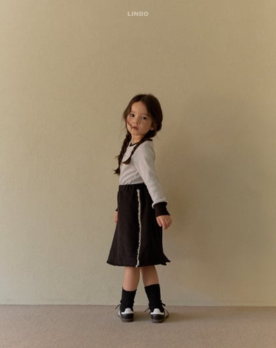 Lindo59｜(80cm-125cm) 蕾絲滾邊棉裙18