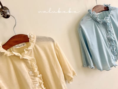 Valubebe 45｜(65-90cm) 花邊鈕釦外套5