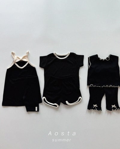 AOSTA43｜(6m-5y) 4款夏季羅紋短袖上衣19