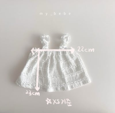 my_bebe34｜(80-120cm) 荷葉邊無袖上衣6