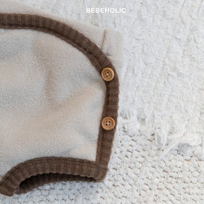 Bebe holic40｜(3m-18m) 滾邊鈕扣包屁褲8