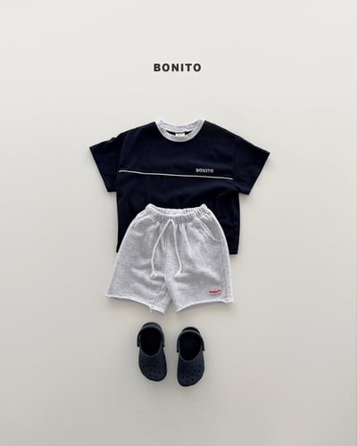 Bonito12｜(75cm-125cm) 2色字母分線上衣6