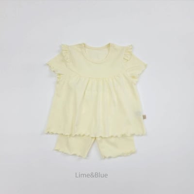 LIME&BLUE23｜(80-118cm)  優格木耳邊套裝12