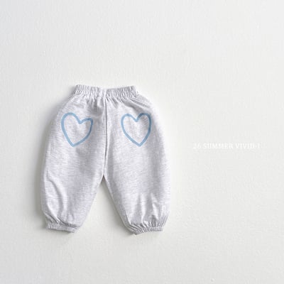 vivid90｜(78cm-125cm) 3款可愛愛心慢跑長褲5