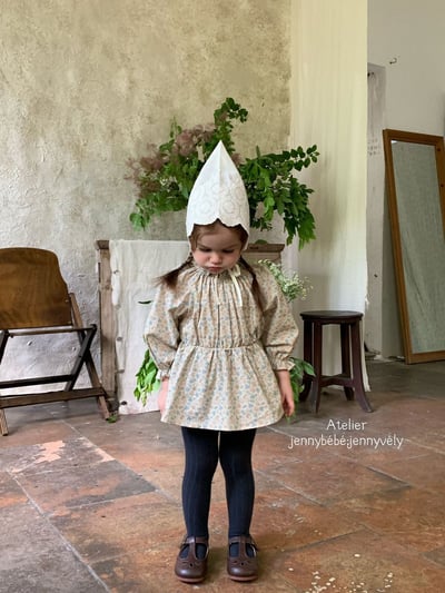 JE552｜(66-90cm) 法式碎花包屁衣10