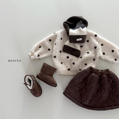 Bonito09｜(75cm-125cm) 絎縫簡約短裙11