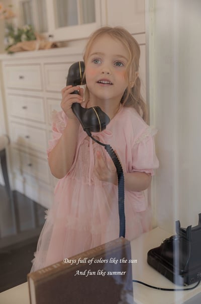 M-KIDS07｜(65-115cm) 浪漫綁帶洋裝20