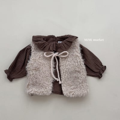 mimi market10 (65-85cm)  蝴蝶結背心外套4