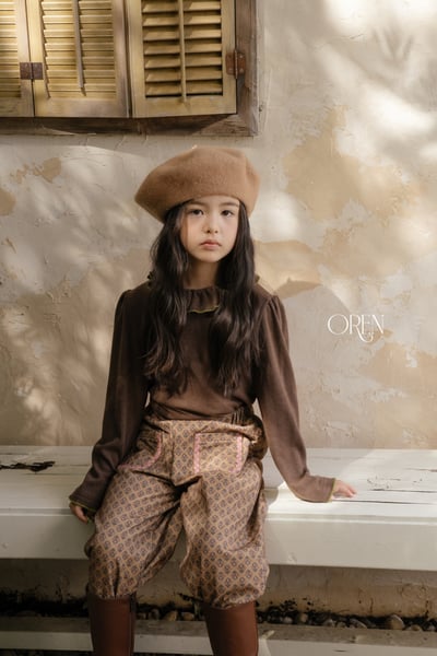 OREN37｜(85-120cm) 荷葉滾邊上衣18