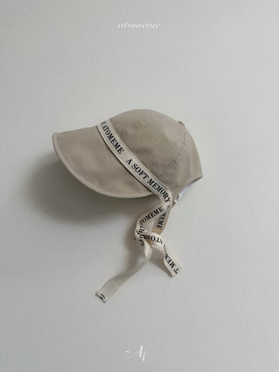 Atomeme15｜(70-110) logo緞帶遮陽帽4