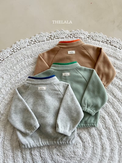 thelala43｜ (1y-6y) 半開襟絨毛上衣5