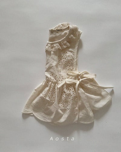 AOSTA14｜(6m-5y) 蕾絲棉質背心14