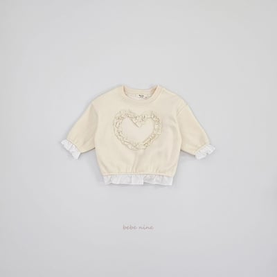 bebe nine27 (65cm-115cm) 3色愛心摺邊上衣13