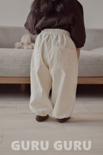 GURU GURU18｜(6m-24m) 5色磨毛燈芯絨縮口褲15