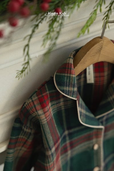 ALADIN23｜(75cm-114cm) 聖誕格紋家居套裝3
