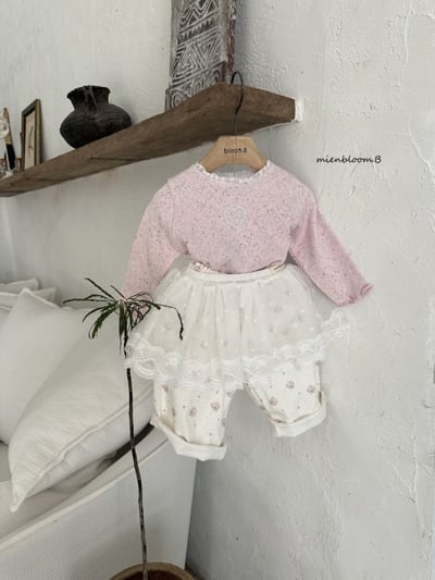 Bloom.b06｜(0m-7y) 春日蕾絲花邊領上衣10