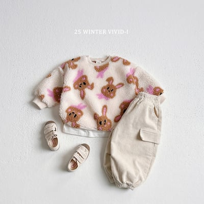 vivid59｜(78cm-125cm) 毛毛印花上衣5