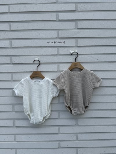 Bloom.b13｜(0m-18m) 華夫格包屁衣5