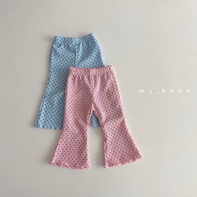 my_bebe29｜(80-120cm) 波點喇叭褲9