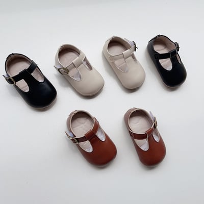 圓頭軟皮學步鞋14
