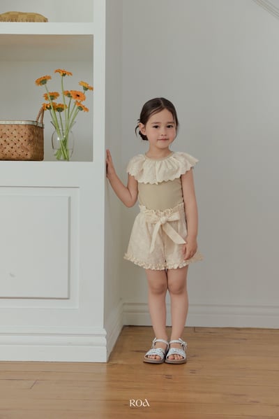 ROA26｜(6m-18m) 2色蕾絲大翻領上衣17