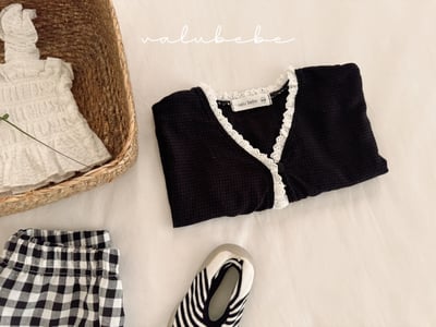 Valubebe 36｜(65-90cm) 壓花蕾絲外套6