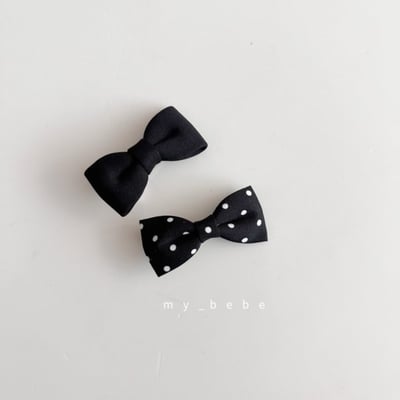 my_bebe08｜(free) 蝴蝶結髮夾8