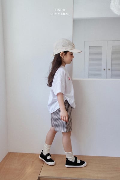 Lindo61｜(80-125) 格紋短褲22