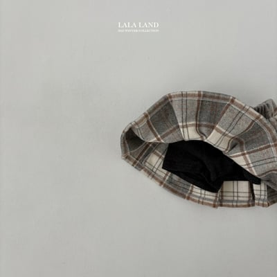 lala land51｜(75cm-120cm) 3色法蘭絨學院格紋褲裙20