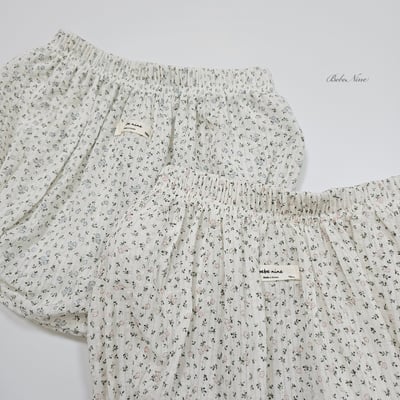 bebe nine10  (6m-24m) 4色可愛小碎花包屁褲5
